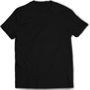 T-Shirt Short Sleeves (Black) by Merchcons Apparel