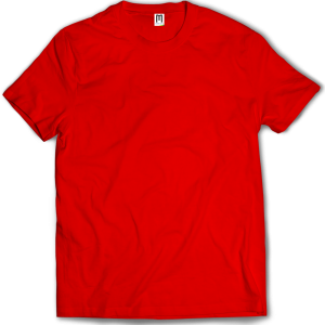 T-Shirt Short Sleeves (Red) by Merchcons Apparel