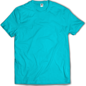 T-Shirt Short Sleeves (Turkish Blue) by Merchcons Apparel